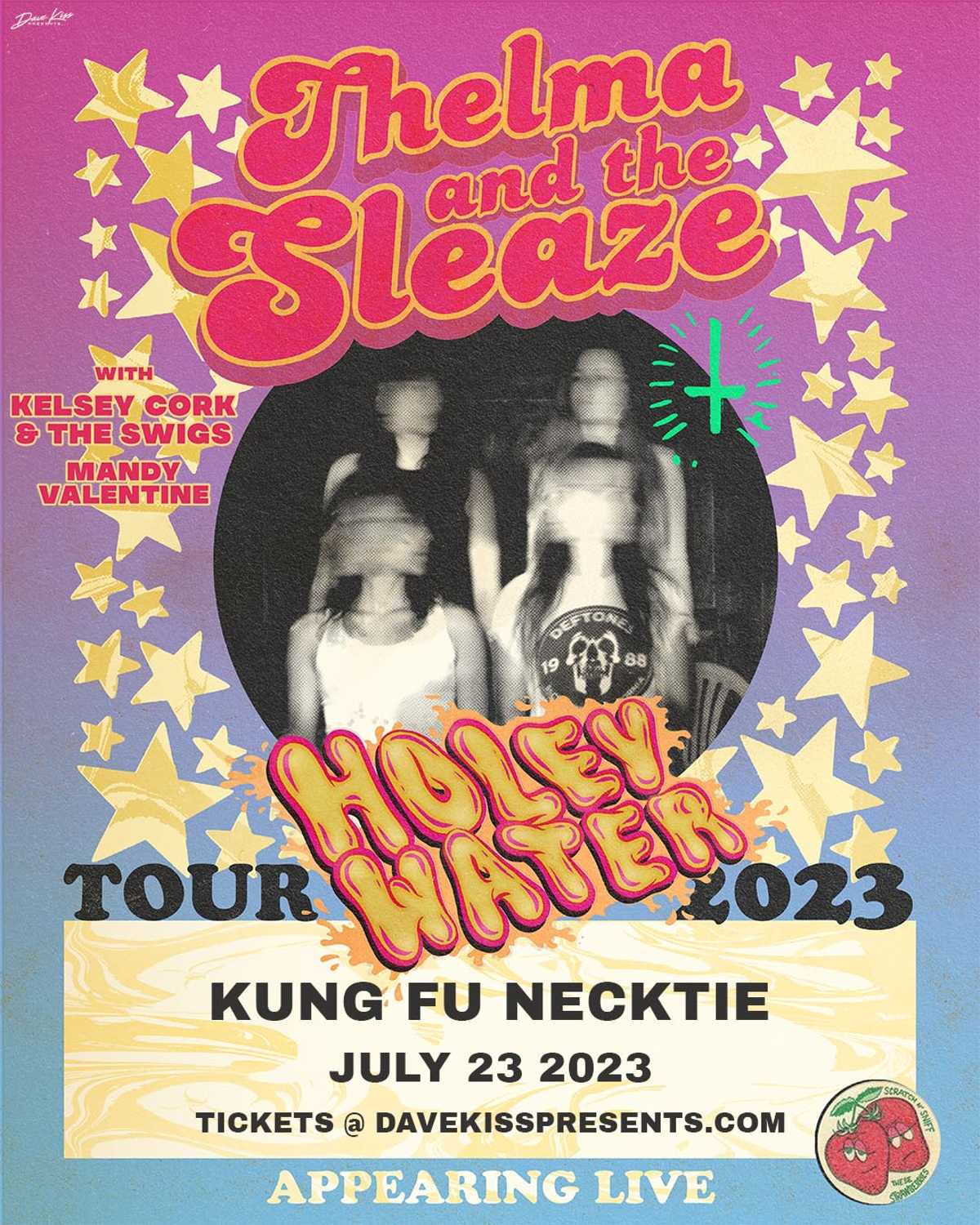 Thelma And The Sleaze ~ Kelsey Cork And The Swigs ~ Mandy Valentine Kung Fu Necktie