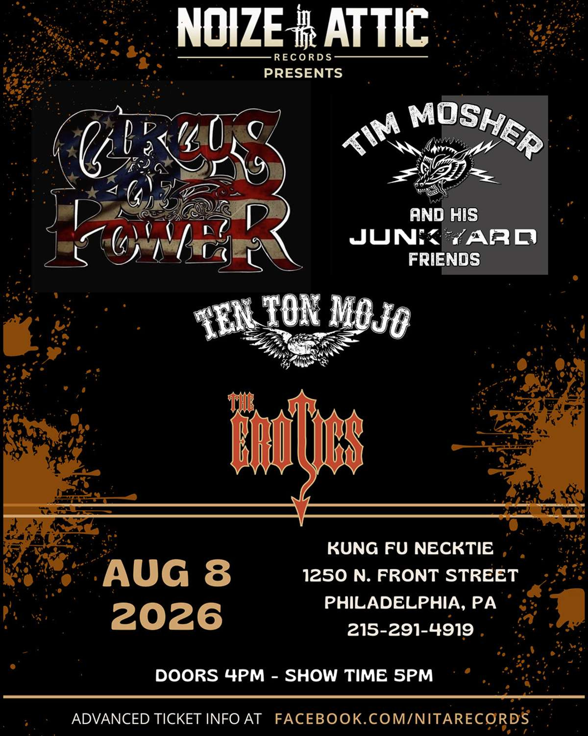 Circus of Power ~ Tim Mosher & His Junkyard Friends ~ Ten Ton Mojo