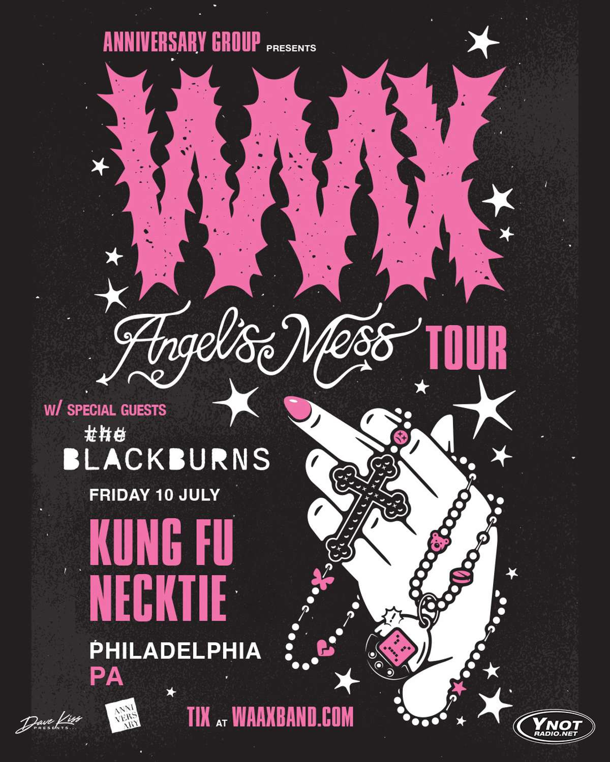 WAAX - Angel's Mess Album Tour ~ The Blackburns | Kung Fu Necktie
